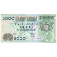 اسکناس 5000 سدی 2003 جمهوری - سایز کوچک - تک - UNC63 - غنا