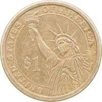 سکه یک دلار 2007P جمهوری فدرال - ریاست جمهوری جرج واشنگتن - AU55 - آمریکا