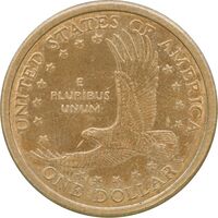 سکه یک دلار 2001D جمهوری فدرال - ساکاگاوا (دختر سرخپوست) - MS61 - آمریکا