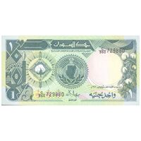 اسکناس 1 پوند 1987 جمهوری - تک - UNC63 - سودان