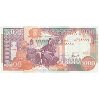 اسکناس 1000 شیلینگ 1996 جمهوری - تک - UNC63 - سومالی