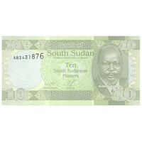 اسکناس 10 پیاستر بدون تاریخ (2011) جمهوری - تک - UNC63 - سودان جنوبی
