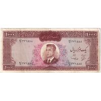 اسکناس 1000 ریال (بهنیا - سمیعی) - تک - EF40 - محمد رضا شاه