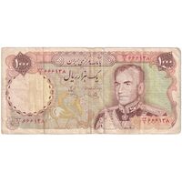 اسکناس 1000 ریال (یگانه - خوش کیش) - تک - VF30 - محمد رضا شاه
