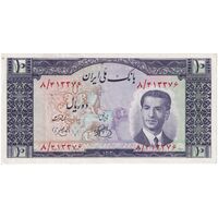 اسکناس 10 ریال 1330 - تک - UNC60 - محمد رضا شاه