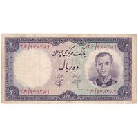 اسکناس 10 ریال 1340 - تک - VF35 - محمد رضا شاه