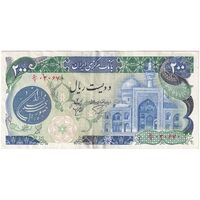 اسکناس 200 ریال (اردلان - مولوی) بدون فیلیگران - تک - EF45 - جمهوری اسلامی