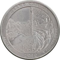 سکه کوارتر دلار 2008P ایالتی آریزونا - AU55 - آمریکا