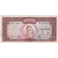 اسکناس 1000 ریال (آموزگار - جهانشاهی) - تک - VF35 - محمد رضا شاه