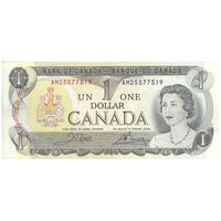 اسکناس 1 دلار 1973 الیزابت دوم - تک - AU50 - کانادا