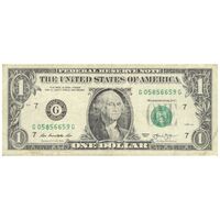 اسکناس 1 دلار 2013 جمهوری فدرال - G (شیکاگو) - تک - VF30 - آمریکا