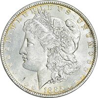 سکه یک دلار 1885O مورگان - MS63 - آمریکا