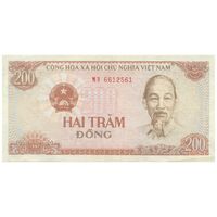 اسکناس 200 دانگ 1987 جمهوری سوسیالیستی - تک - AU55 - ویتنام