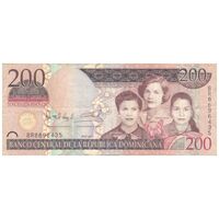 اسکناس 200 اورو پزو 2007 جمهوری چهارم - تک - VF20 - دومینیکا