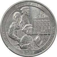 سکه کوارتر دلار 2001P ایالتی کنتاکی - AU58 - آمریکا