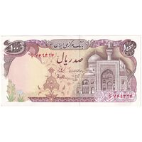 اسکناس 100 ریال (بنی صدر - نوبری) - تک - AU55 - جمهوری اسلامی