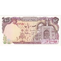 اسکناس 100 ریال (بنی صدر - نوبری) - تک - UNC63 - جمهوری اسلامی