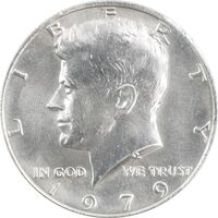 سکه نیم دلار 1979 کندی - AU58 - آمریکا