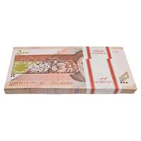 بسته اسکناس 5000 ریال امام (طیب نیا - سیف) - نوار آرم بانک مرکزی - UNC - جمهوری اسلامی