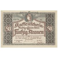 اسکناس 50 کرون 1918 جمهوری اول - تک - UNC64 - اتریش