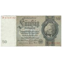اسکناس 50 رایش مارک 1933 رایش سوم - تک - UNC61 - آلمان