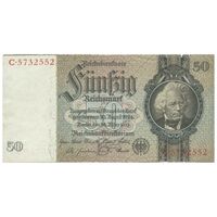 اسکناس 50 رایش مارک 1933 رایش سوم - تک - AU55 - آلمان