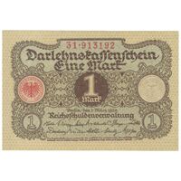 اسکناس 1 مارک 1920 جمهوری وایمار - تک - UNC63 - آلمان