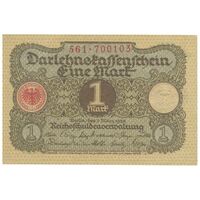 اسکناس 1 مارک 1920 جمهوری وایمار - تک - AU55 - آلمان