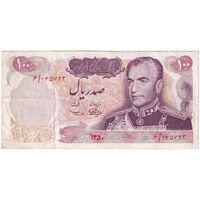 اسکناس 100 ریال 1350 - تک - EF40 - محمد رضا شاه