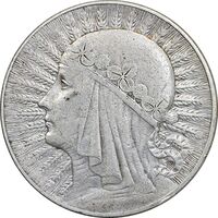 سکه 10 زلوتی 1932 جمهوری سوم - EF40 - لهستان