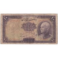 اسکناس 10 ریال پشت فارسی 1317 - مهر نامشخص - تک - VF20 - رضا شاه