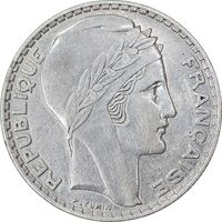 سکه 20 فرانک 1933 جمهوری سوم - EF45 - فرانسه