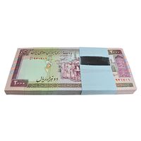 بسته اسکناس 2000 ریال (نمازی - نوربخش) فیلیگران فهمیده - UNC - جمهوری اسلامی