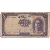 اسکناس 10 ریال سری اول - تک - VF25 - محمد رضا شاه