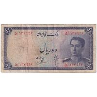 اسکناس 10 ریال سری سوم - تک - VF25 - محمد رضا شاه