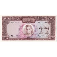 اسکناس 1000 ریال (آموزگار - فرمان فرماییان) - تک - AU55 - محمد رضا شاه