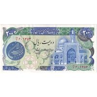 اسکناس 200 ریال (اردلان - مولوی) فیلیگران شیر و خورشید - تک - AU58 - جمهوری اسلامی
