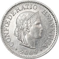 سکه 10 راپن 2009 دولت فدرال - AU55 - سوئیس