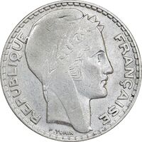 سکه 10 فرانک 1933 جمهوری سوم - AU55 - فرانسه