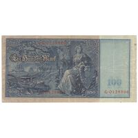اسکناس 100 مارک 1910 ویلیام دوم - مهر قرمز - تک - VF35 - آلمان