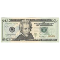 اسکناس 20 دلار 2017 جمهوری فدرال - تک - UNC63 - آمریکا