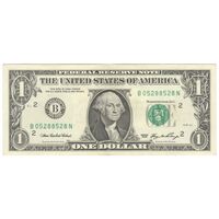 اسکناس 1 دلار 2006 جمهوری فدرال - B (نیویورک) - تک - AU58 - آمریکا