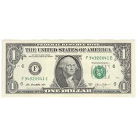 اسکناس 1 دلار 2013 جمهوری فدرال - F (آتلانتا) - تک - AU58 - آمریکا