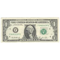 اسکناس 1 دلار 2013 جمهوری فدرال - F (آتلانتا) - تک - EF45 - آمریکا