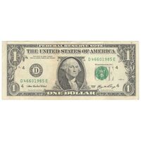 اسکناس 1 دلار 2006 جمهوری فدرال - D (کلیولند) - تک - AU50 - آمریکا