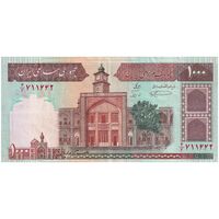 اسکناس 1000 ریال (نمازی - نوربخش) شماره بزرگ - تک - EF40 - جمهوری اسلامی