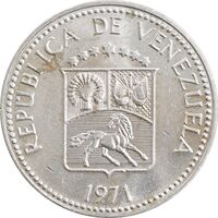 سکه 10 سنتیمو 1971 جمهوری چهارم - MS63 - ونزوئلا