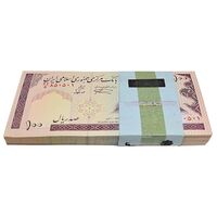 بسته اسکناس 100 ریال (نمازی - نوربخش) فیلیگران امام - شماره بزرگ - UNC - جمهوری اسلامی