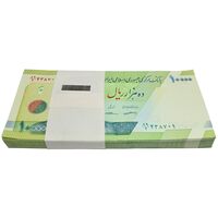 بسته اسکناس 10000 ریال امام (کرباسیان - سیف) - UNC - جمهوری اسلامی