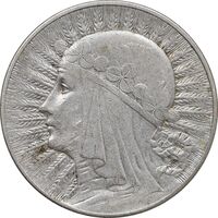 سکه 5 زلوتی 1933 جمهوری سوم - EF40 - لهستان